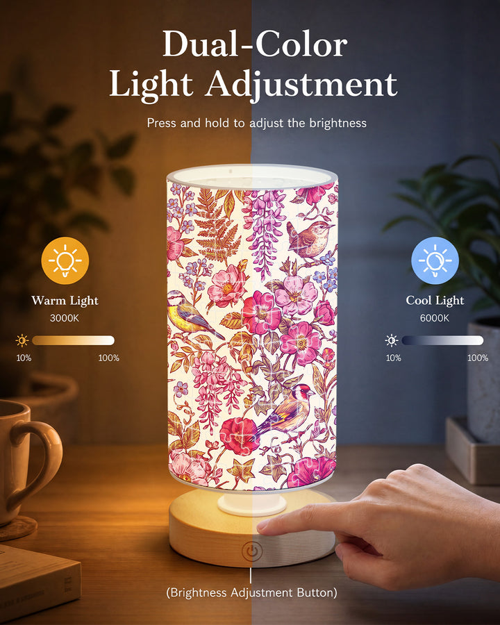 DIY Dimmable Acrylic Cylindrical Puzzle Lamp - Secret Garden Whispers