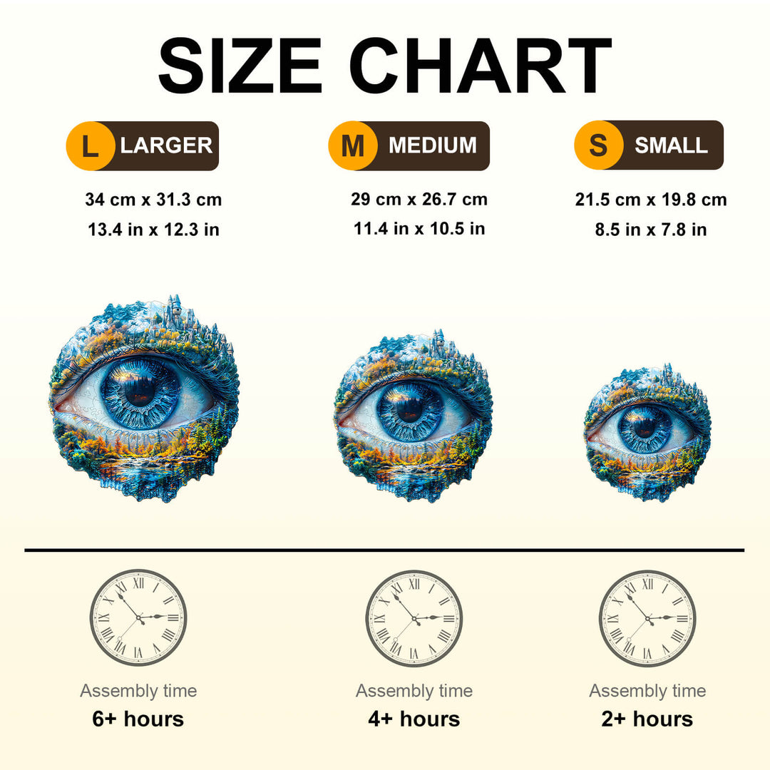 Eye of Nature Wooden Jigsaw Puzzle
