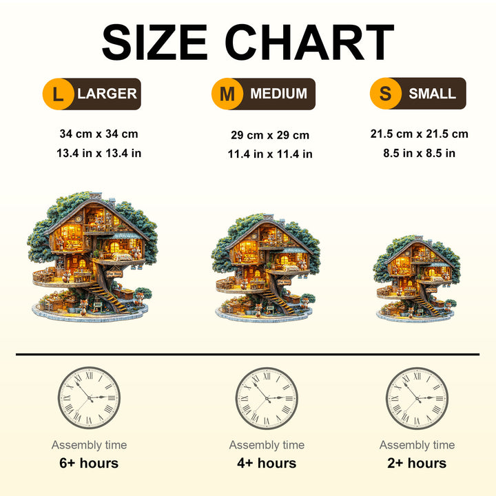 Fox House Wooden Jigsaw Puzzle