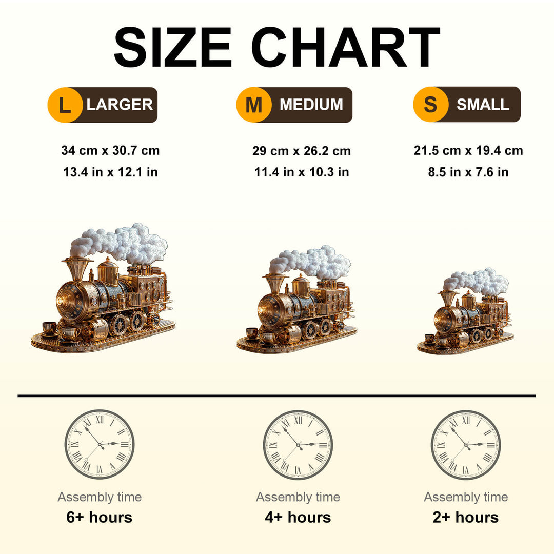 Train coffee machine Wooden Jigsaw Puzzle