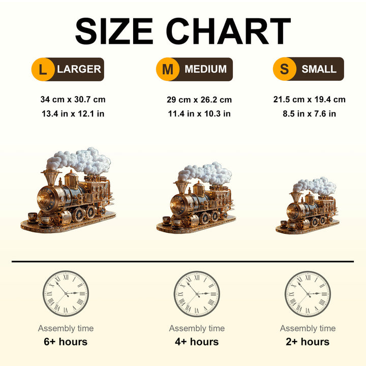 Train coffee machine Wooden Jigsaw Puzzle