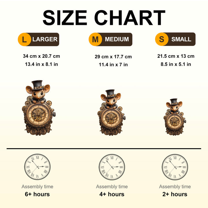 Mechanical mouse Wooden Jigsaw Puzzle