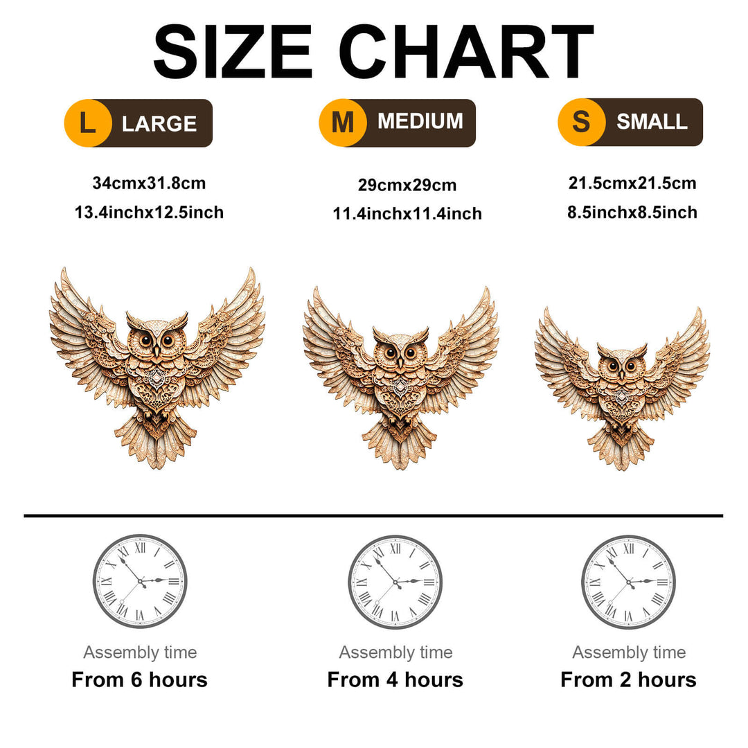 Wings of Wisdom Wooden Jigsaw Puzzle