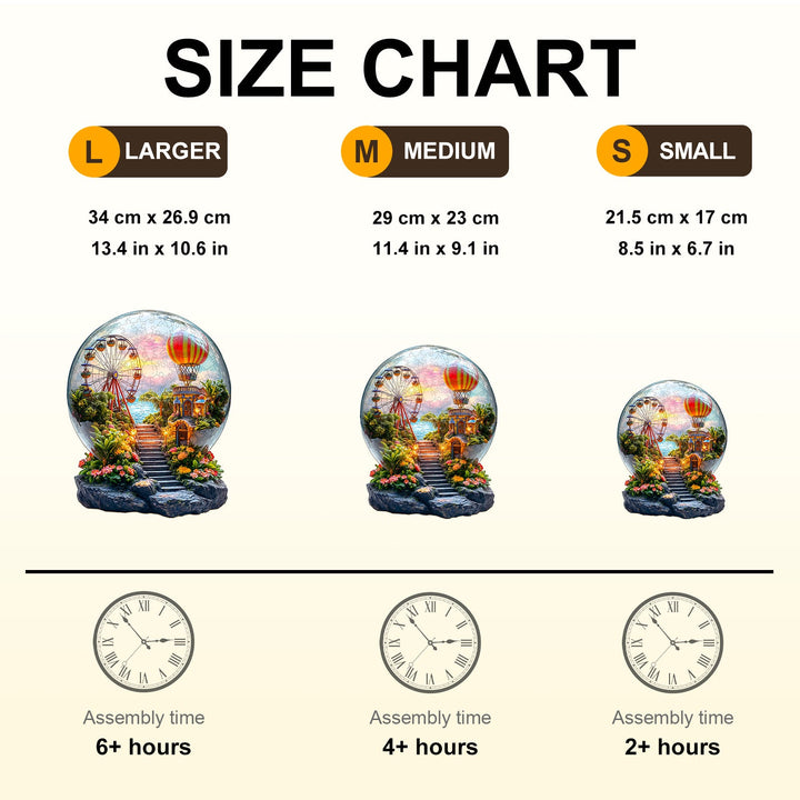 3D Crystal Wonderland Wooden Jigsaw Puzzle