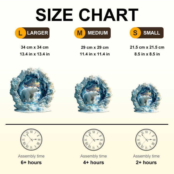 3D Arctic Glory Wooden Jigsaw Puzzle