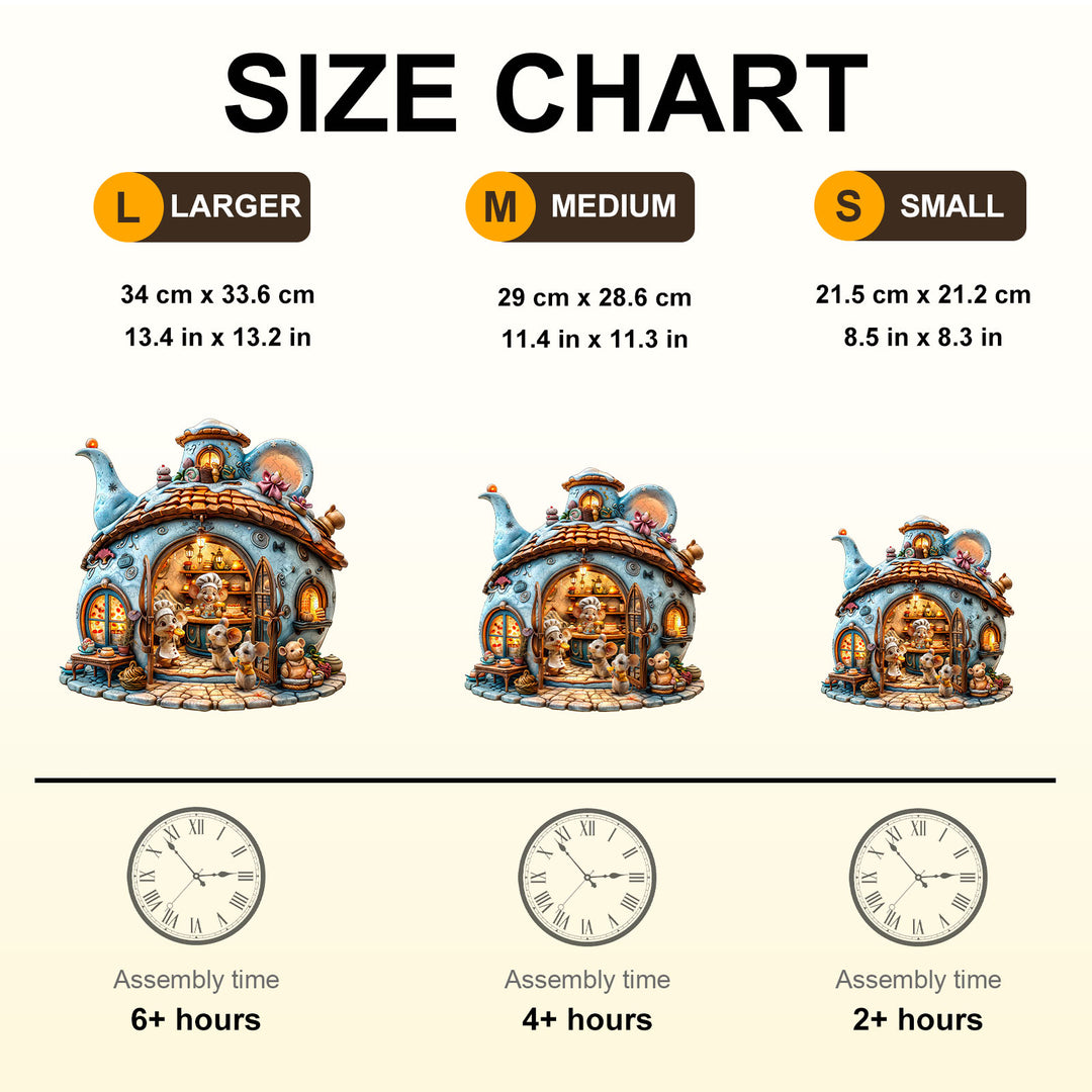 Mouse's Shop Wooden Jigsaw Puzzle