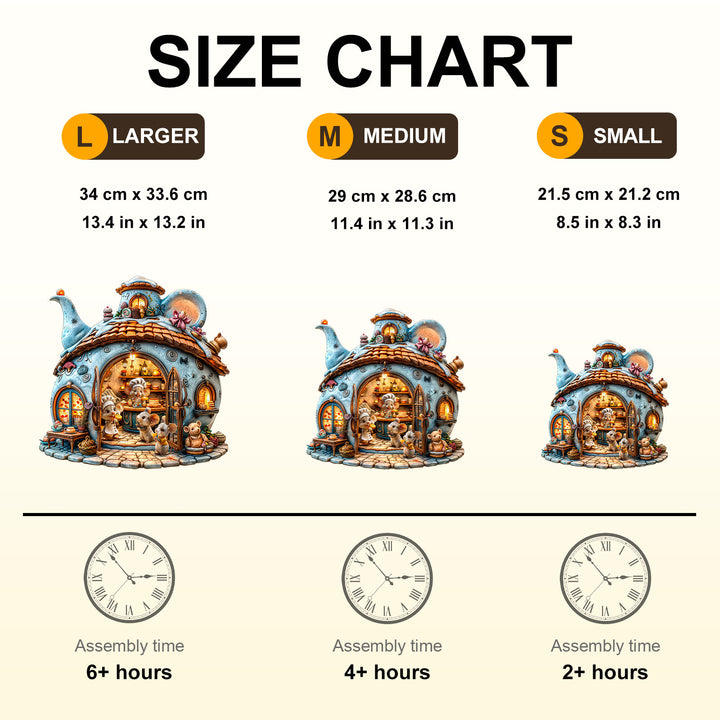 Mouse's Shop Wooden Jigsaw Puzzle