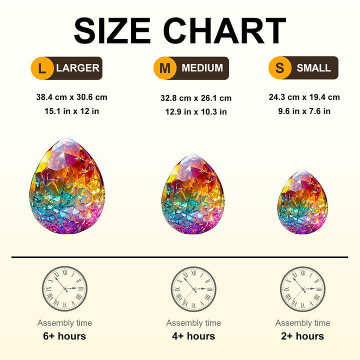 Colorful crystal egg Wooden Jigsaw Puzzle