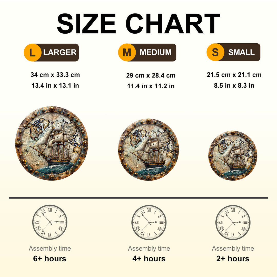 World Voyage Wooden Jigsaw Puzzle