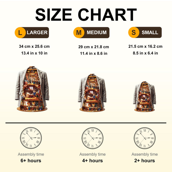 Blissful Wardrobe Wooden Jigsaw Puzzle
