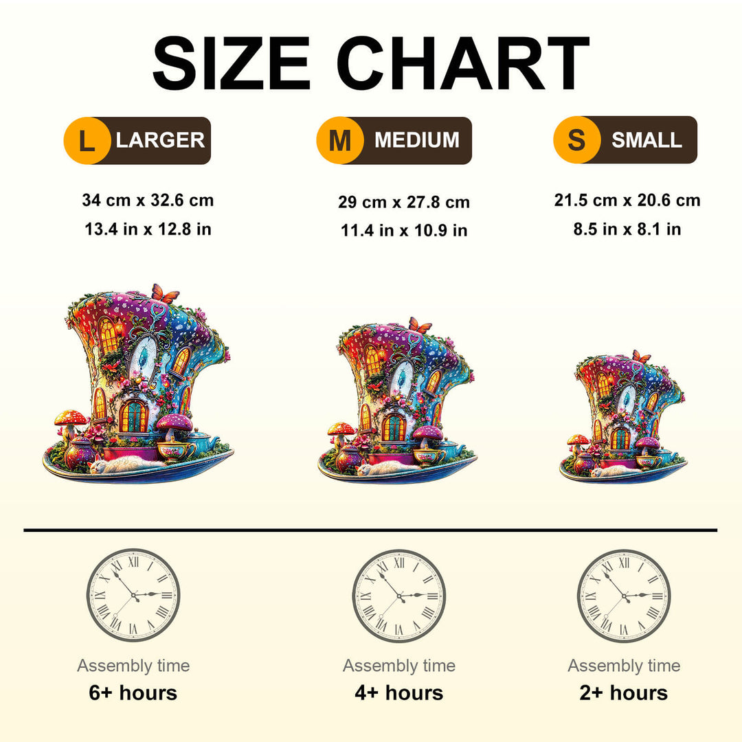 Magic top hat Wooden Jigsaw Puzzle