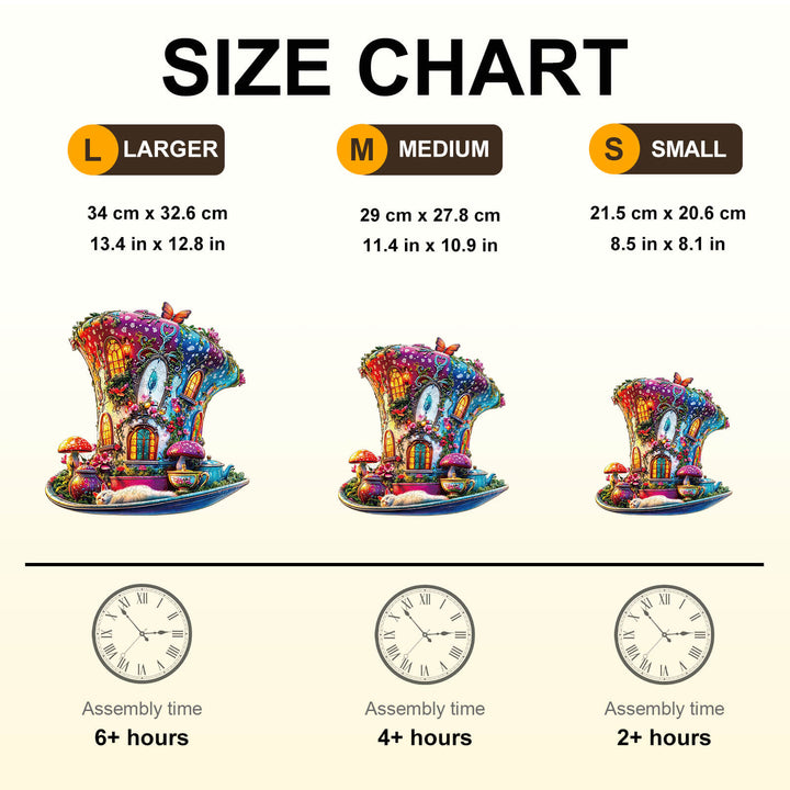 Magic top hat Wooden Jigsaw Puzzle