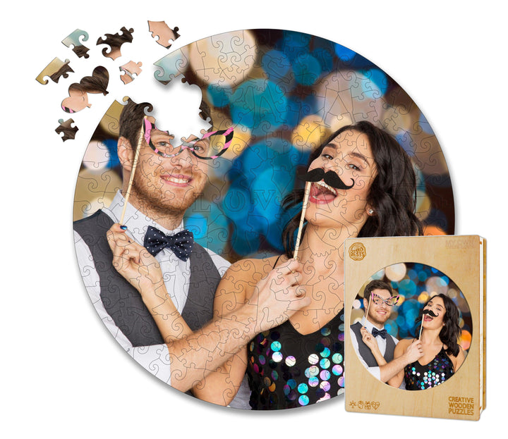 True Love Personalized Photo Puzzles For Wedding Memory - Woodbests