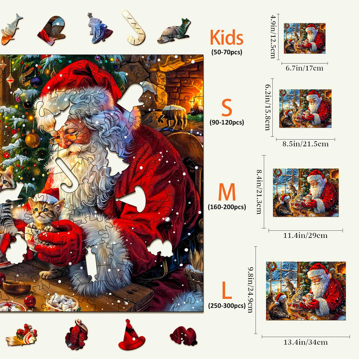 Warm Christmas-2 Wooden Jigsaw Puzzle - Woodbests