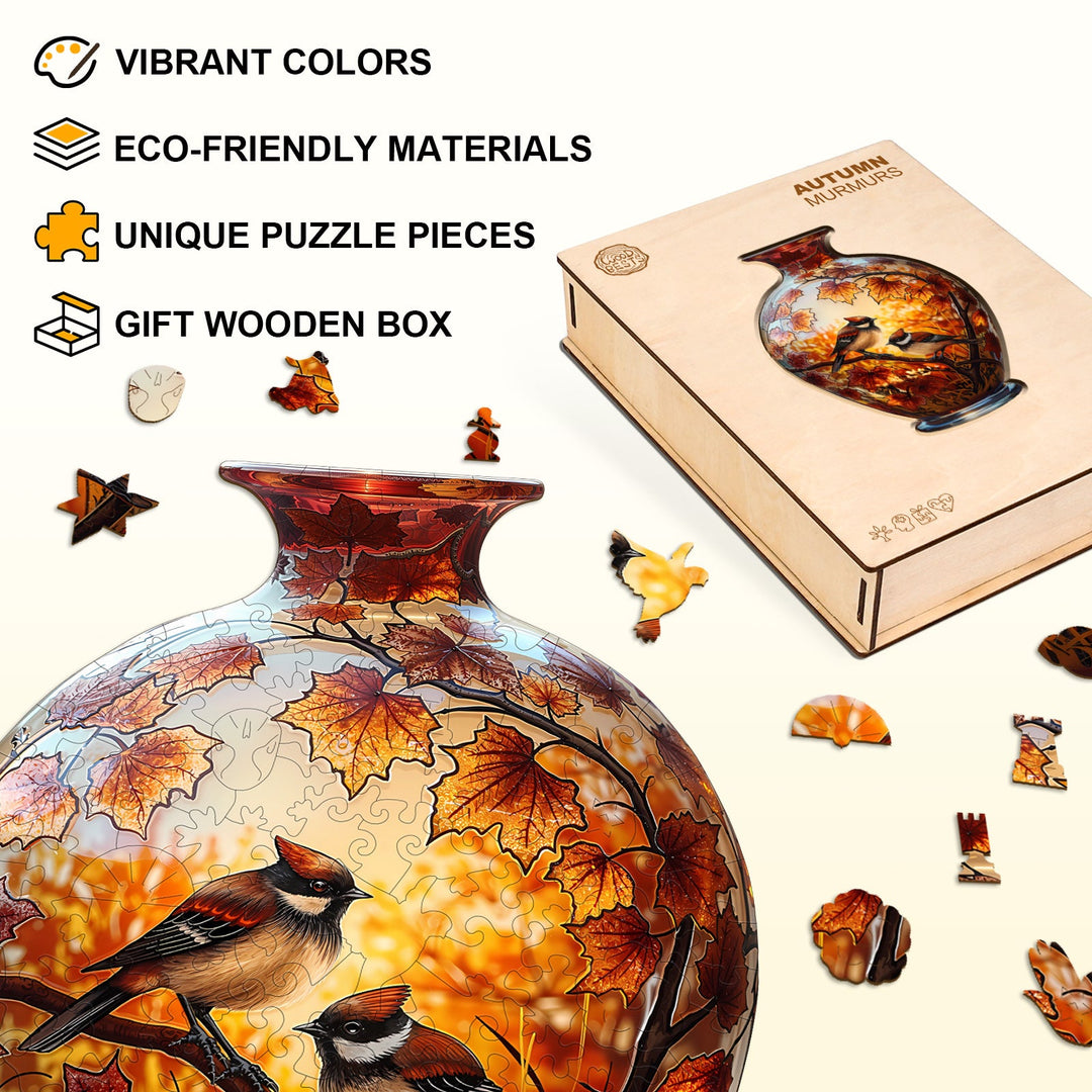 Autumn Murmurs Wooden Jigsaw Puzzle