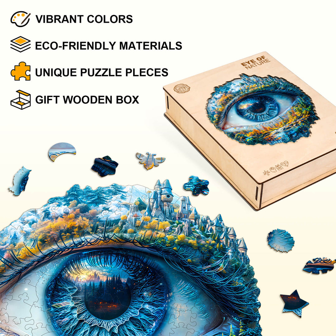 Eye of Nature Wooden Jigsaw Puzzle