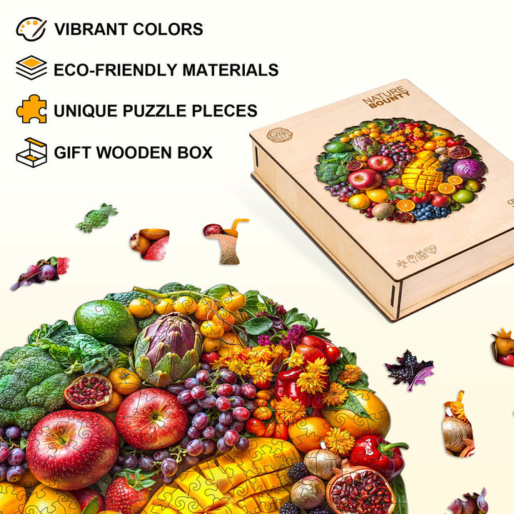 Nature Bounty Wooden Jigsaw Puzzle