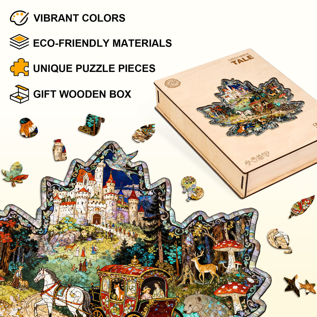 Czech Maple Tale Wooden Jigsaw Puzzle