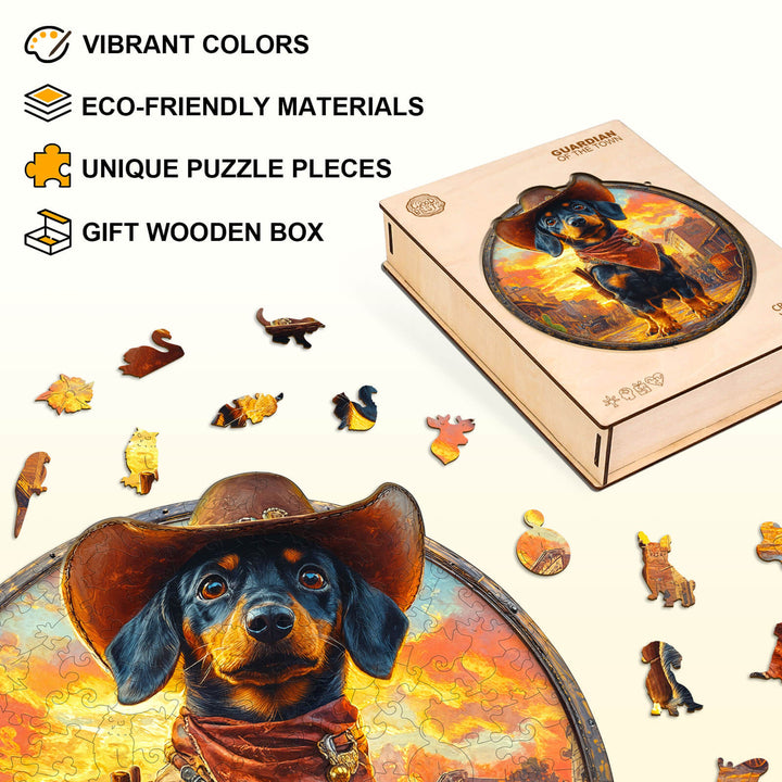 Guardian of the Town Wooden Jigsaw Puzzle