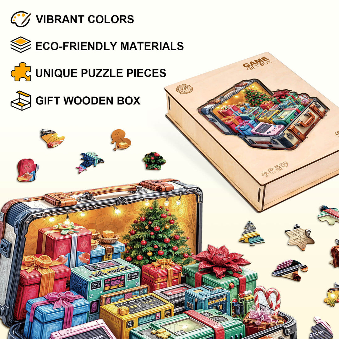 Game Gift Box Wooden Jigsaw Puzzle