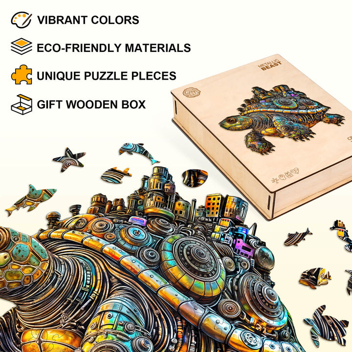 Metallic Beast Wooden Jigsaw Puzzle