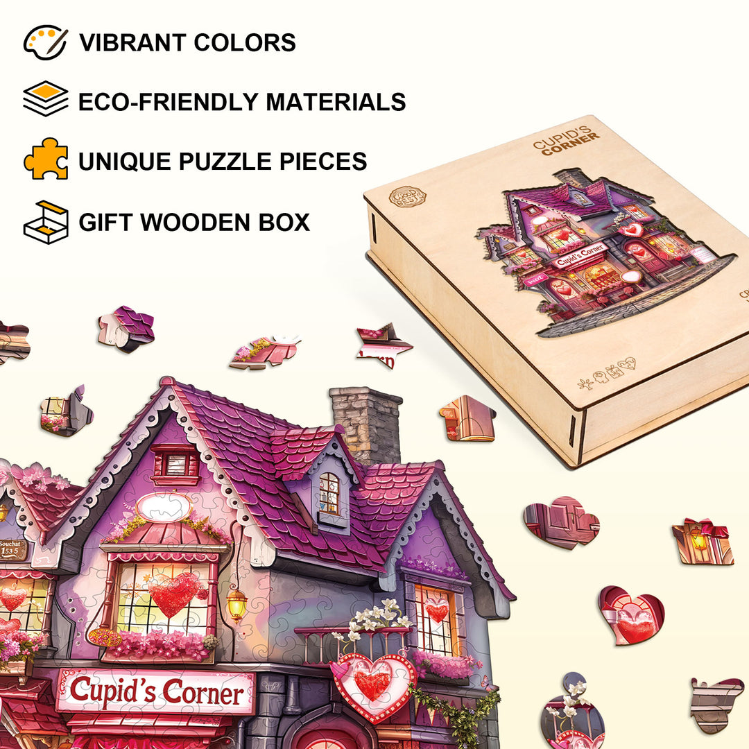 Cupid’s Corner Wooden Jigsaw Puzzle