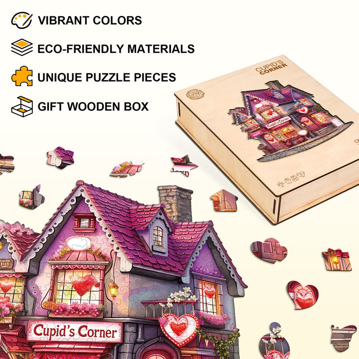 Cupid’s Corner Wooden Jigsaw Puzzle