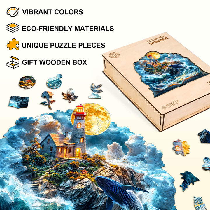 Dream Sea Wonder Wooden Jigsaw Puzzle