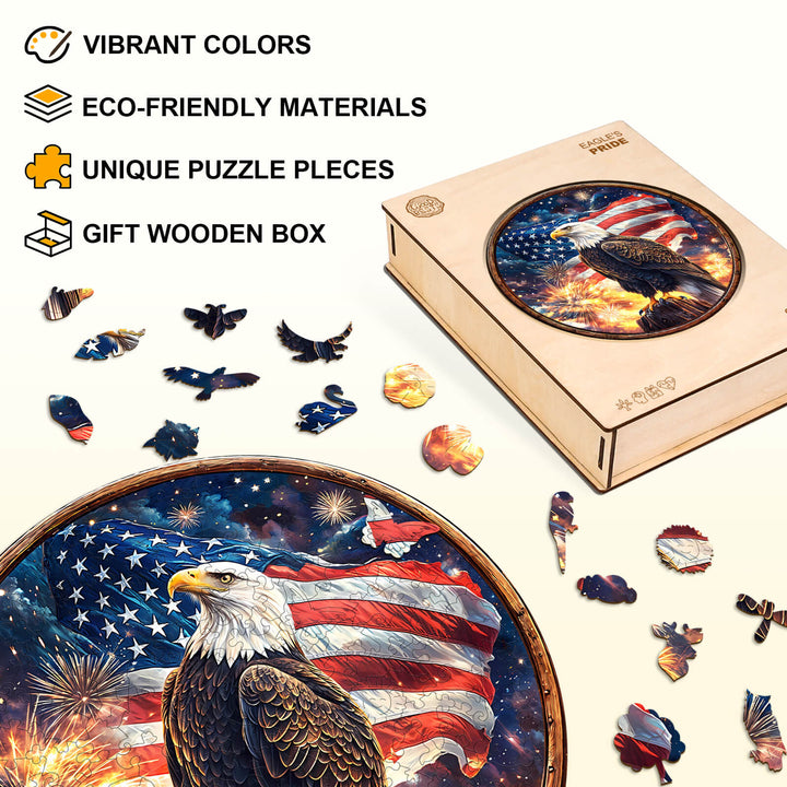 Eagle's Pride Wooden Jigsaw Puzzle