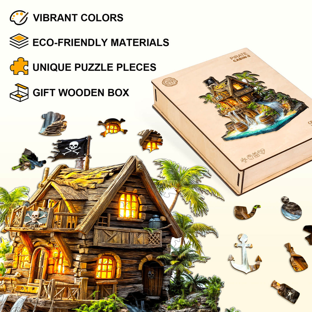 Pirate cabin-2 Wooden Jigsaw Puzzle