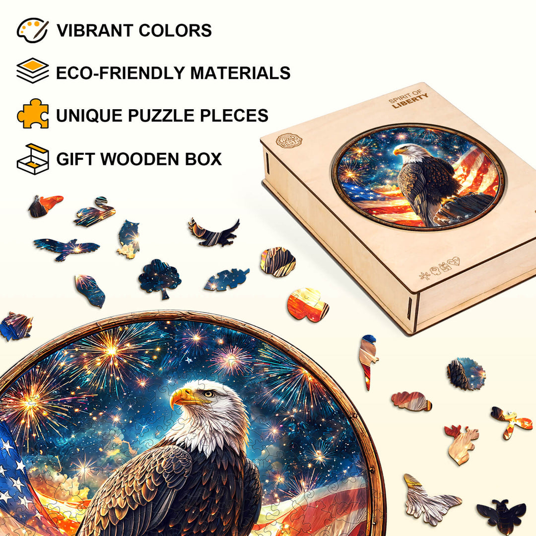 Spirit of Liberty Wooden Jigsaw Puzzle
