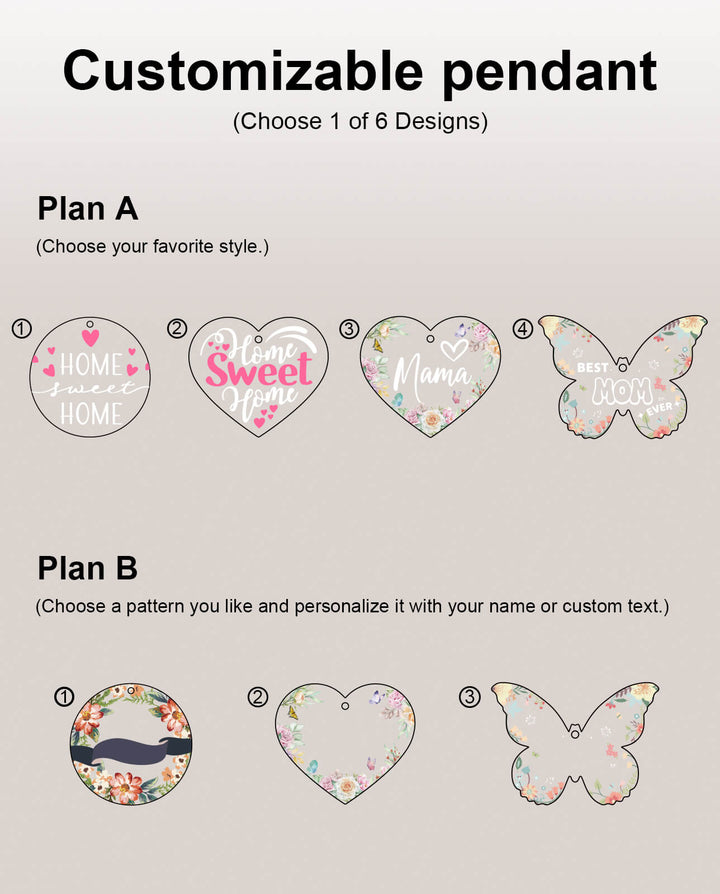 Acrylic Jigsaw Puzzle Suncatcher - Blush Garden Heart