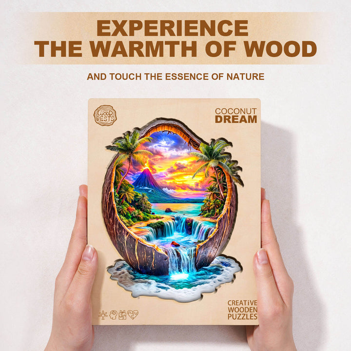 Coconut Dream Wooden Jigsaw Puzzle