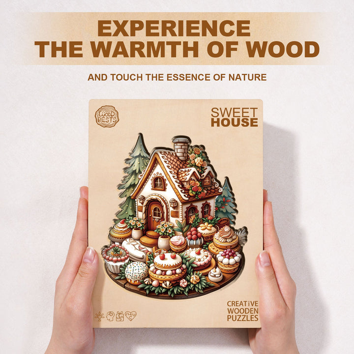 sweet house Wooden Jigsaw Puzzle