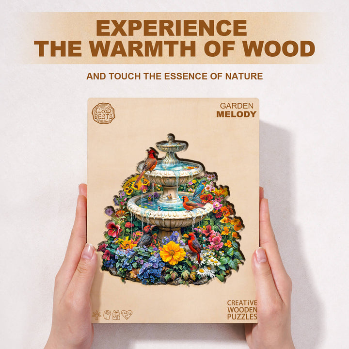 Garden Melody Wooden Jigsaw Puzzle