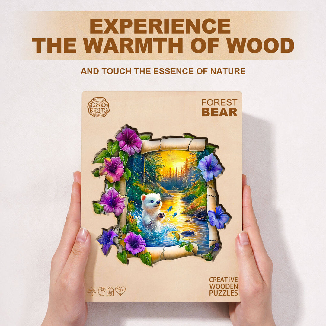 Forest Bear Wooden Jigsaw Puzzle