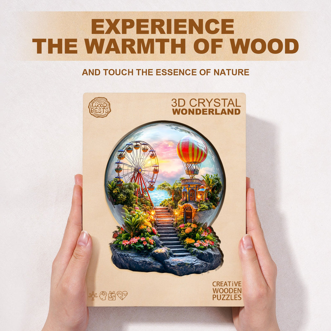 3D Crystal Wonderland Wooden Jigsaw Puzzle