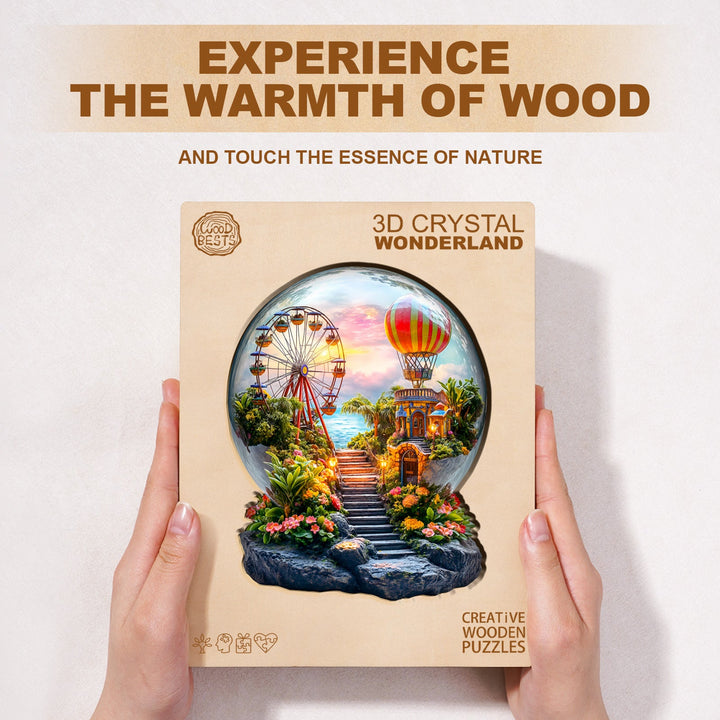 3D Crystal Wonderland Wooden Jigsaw Puzzle