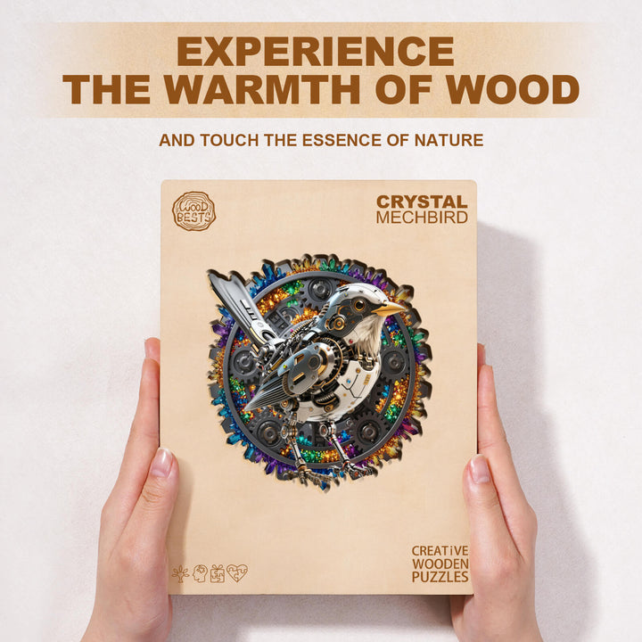 Crystal Mechbird Wooden Jigsaw Puzzle