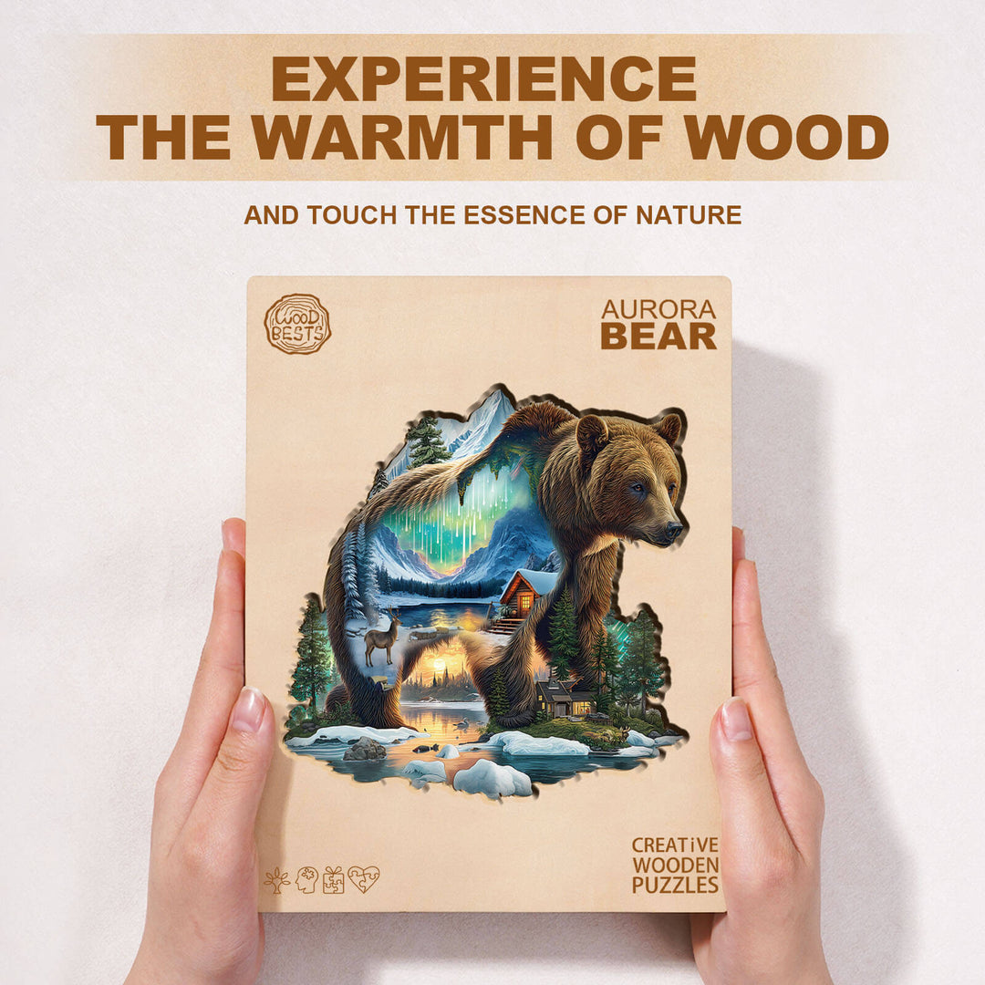 Aurora Bear Wooden Jigsaw Puzzle