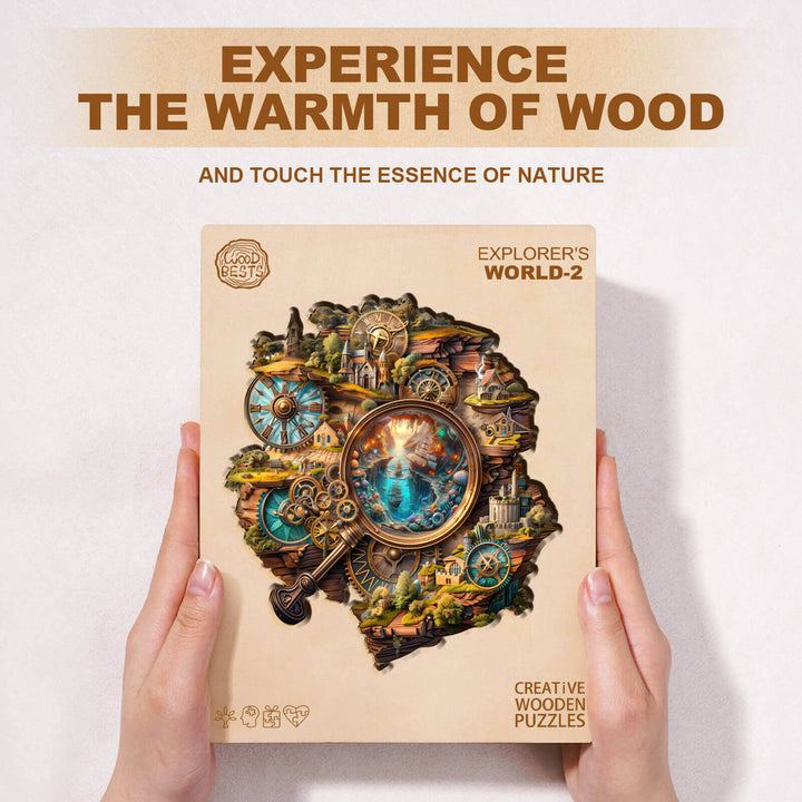 Explorer's World-2 Wooden Jigsaw Puzzle