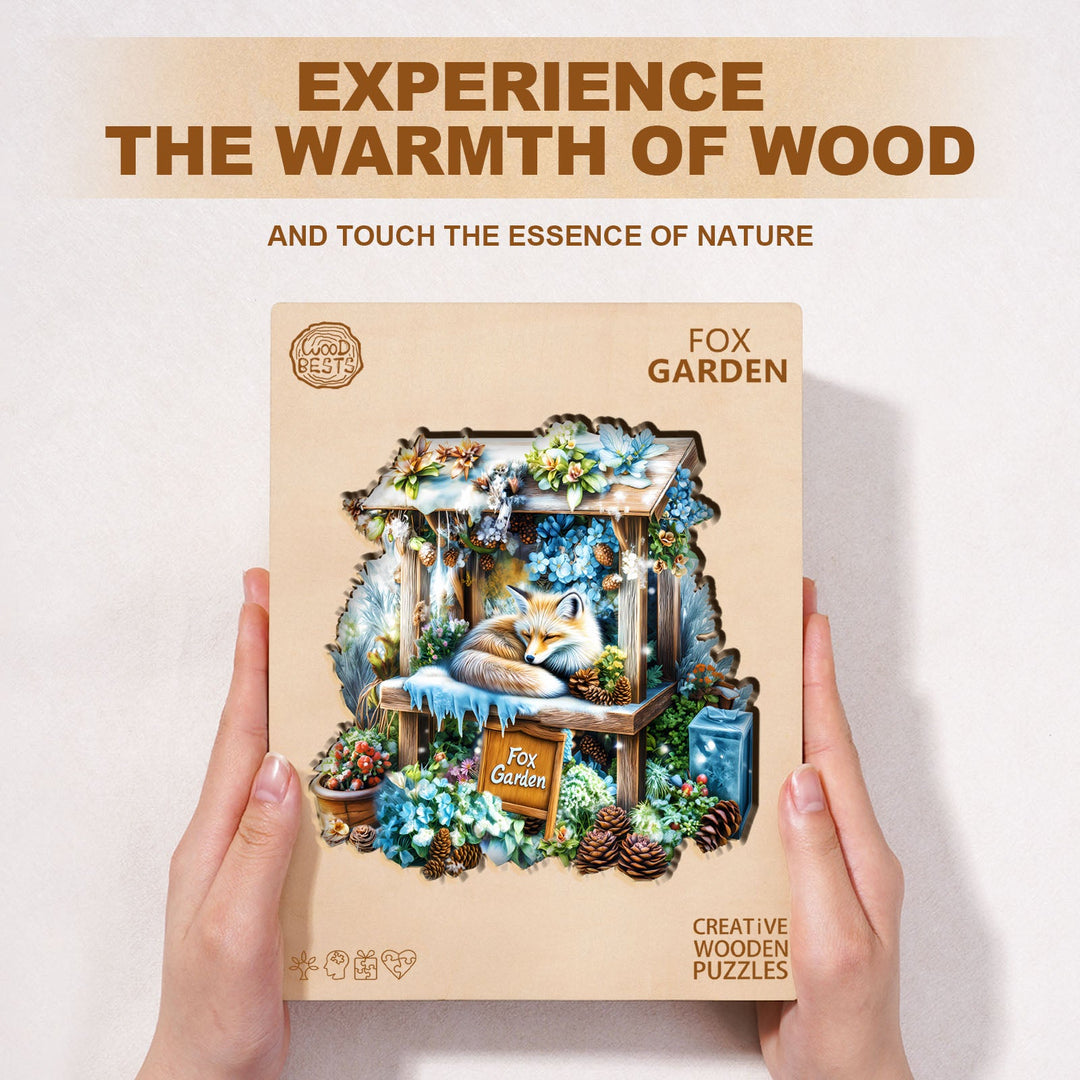 Fox Garden Wooden Jigsaw Puzzle