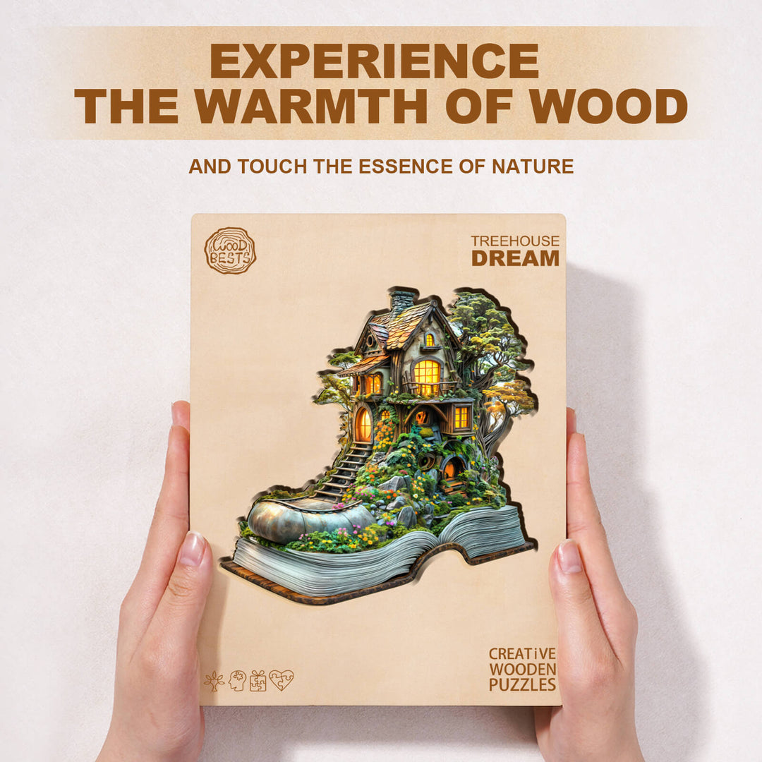 Treehouse Dream Wooden Jigsaw Puzzle