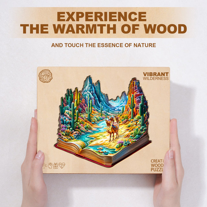 Vibrant Wilderness Wooden Jigsaw Puzzle