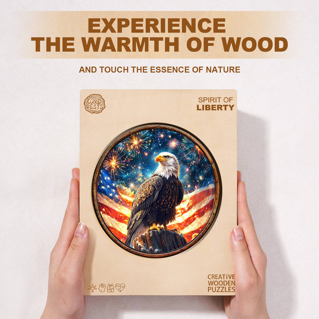 Spirit of Liberty Wooden Jigsaw Puzzle