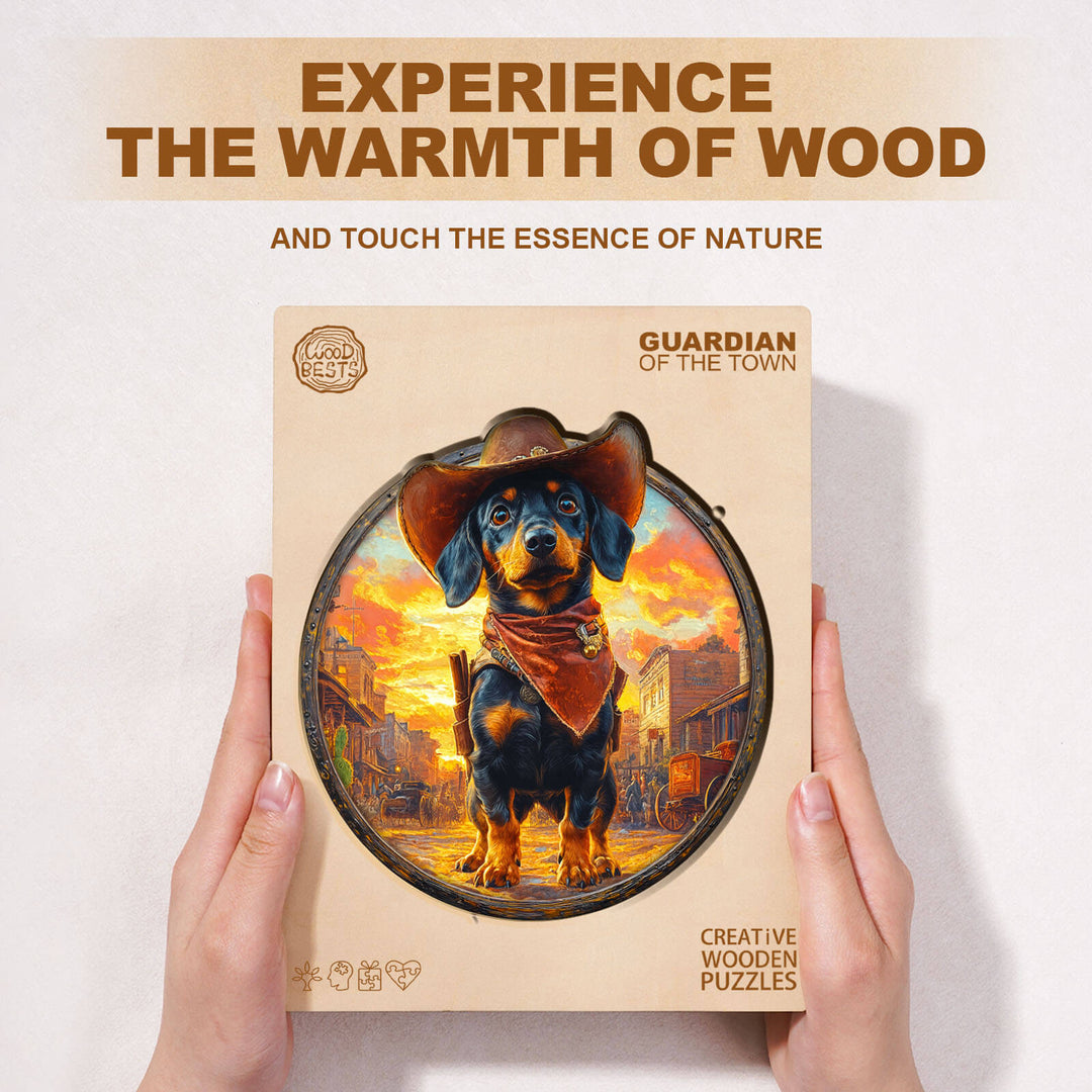 Guardian of the Town Wooden Jigsaw Puzzle