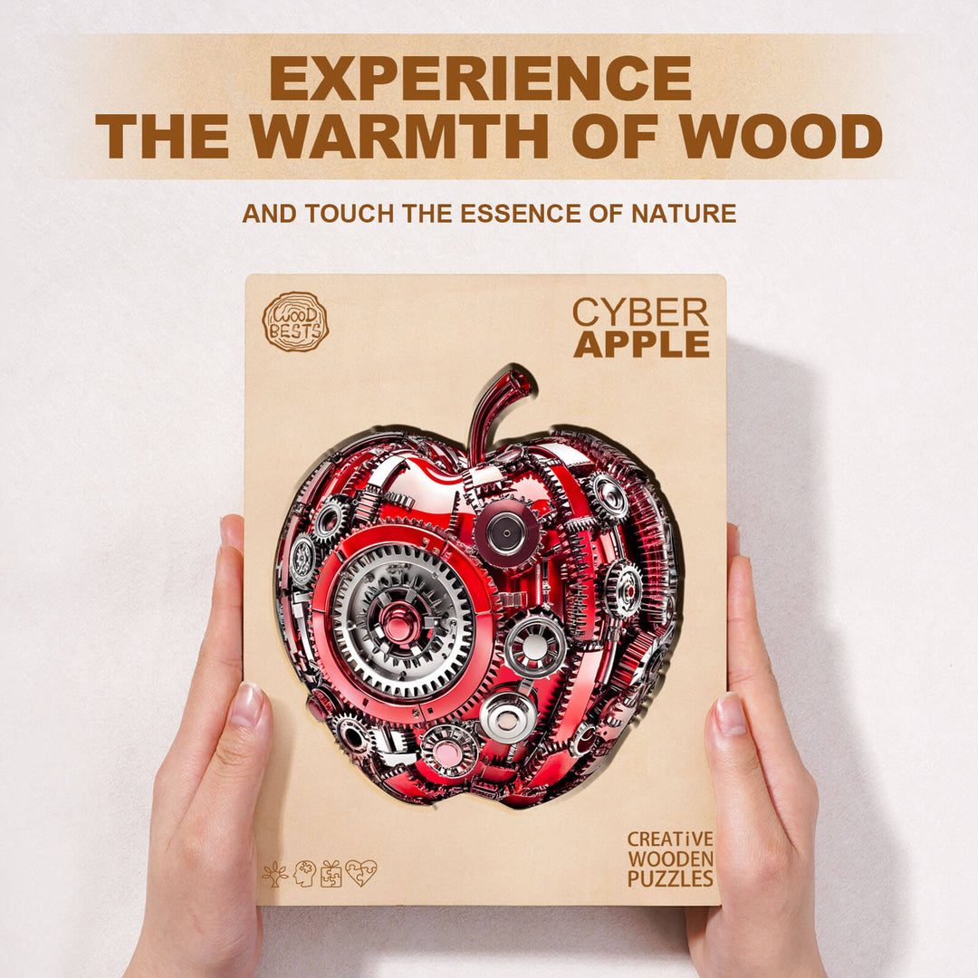 Cyber Apple Wooden Jigsaw Puzzle