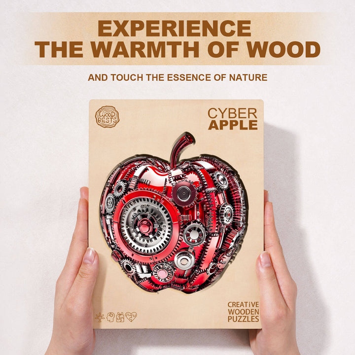 Cyber Apple Wooden Jigsaw Puzzle