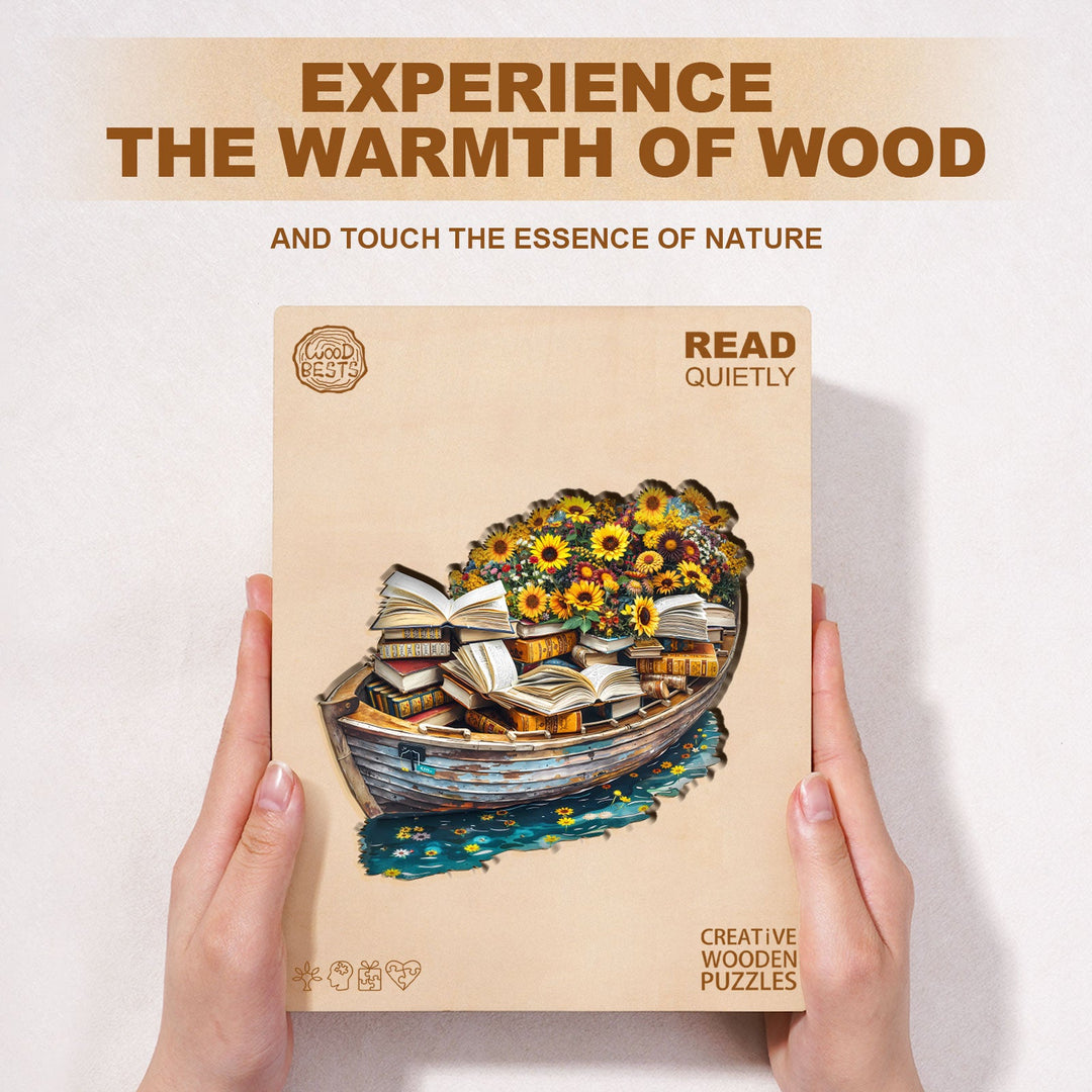 Read quietly Wooden Jigsaw Puzzle
