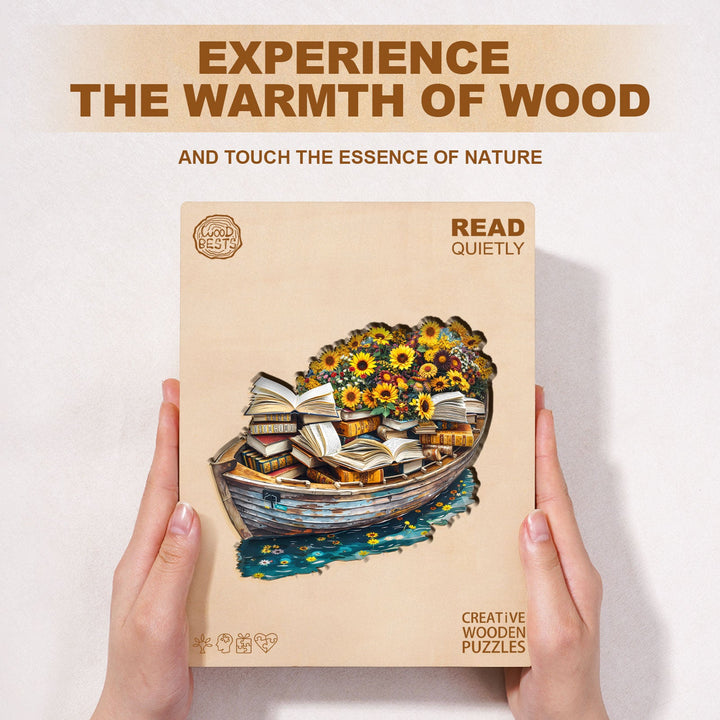 Read quietly Wooden Jigsaw Puzzle